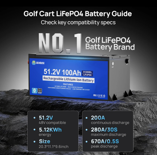 DC House 48V 100Ah Lithium Battery + Charger