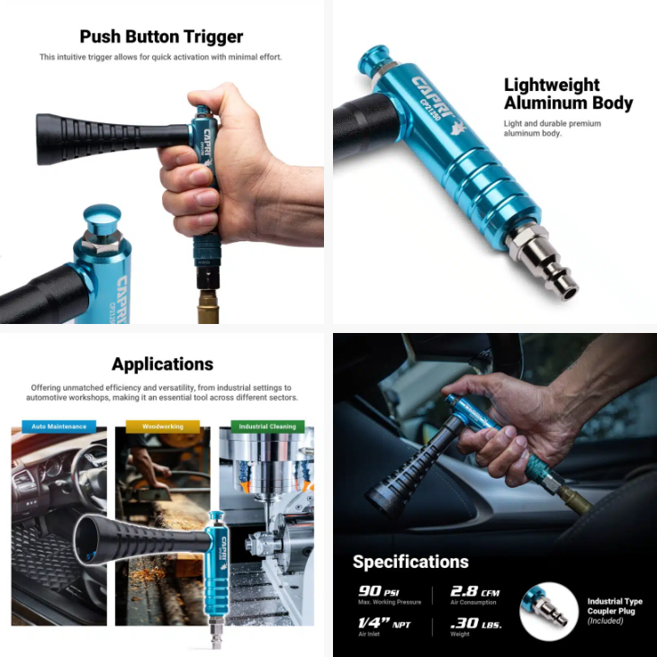 Capri Sandstorm Detailing Air Blow Gun
