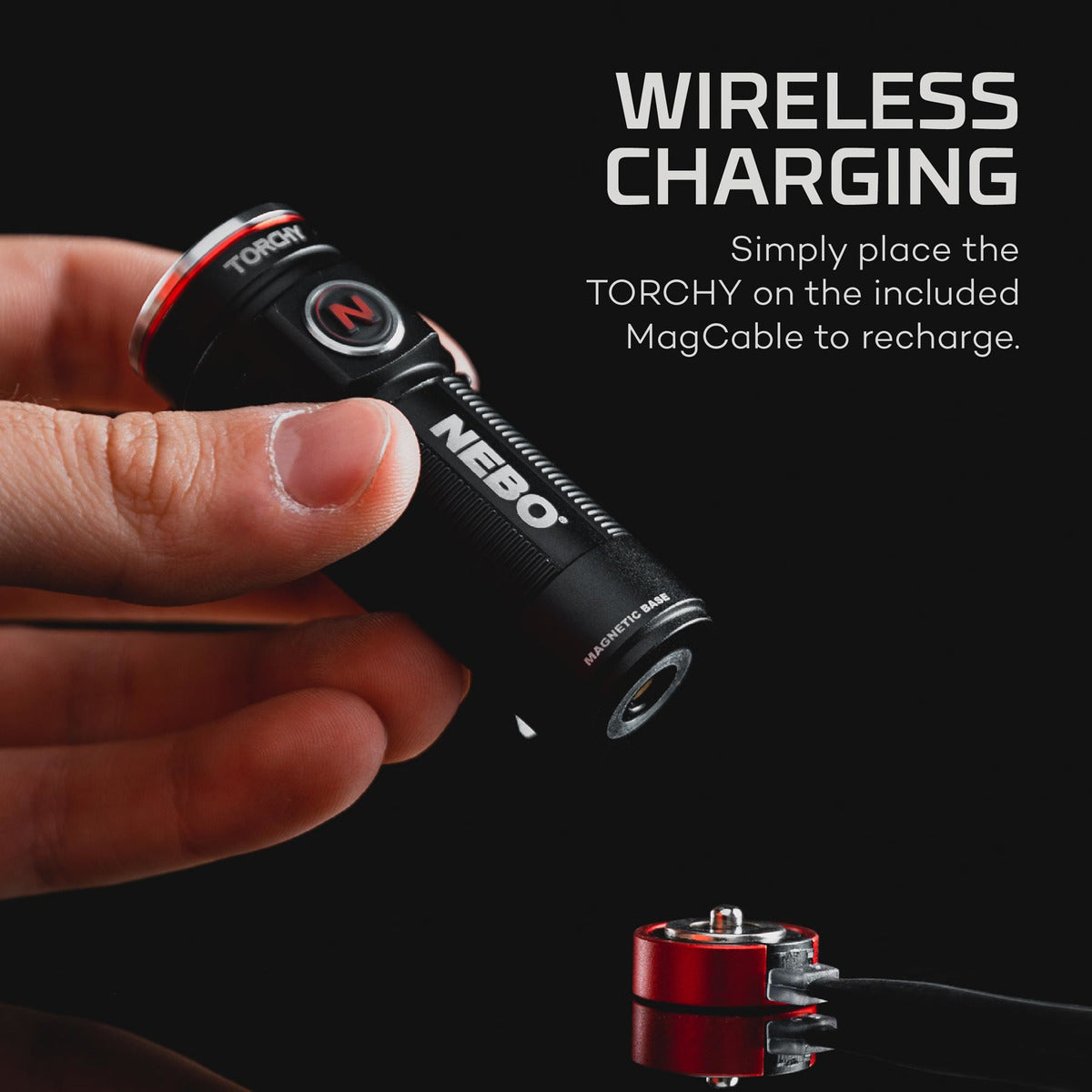NEBO TORCHY 500 Lumens USB Rechargeable Pocket Flashlight