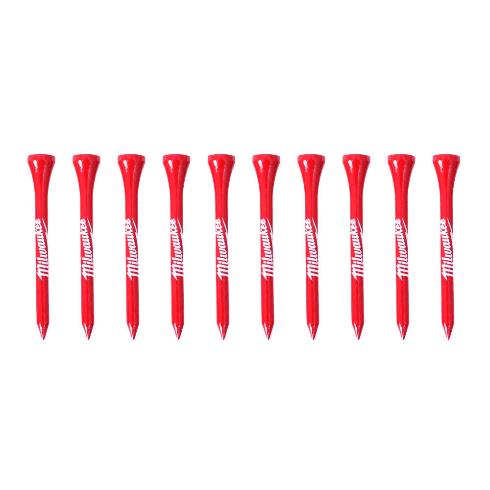 Milwaukee Tall Golf Tees 10-Pack