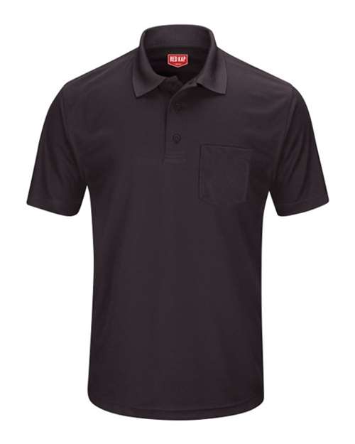 Red Cap Men's Performance Pocket Polo