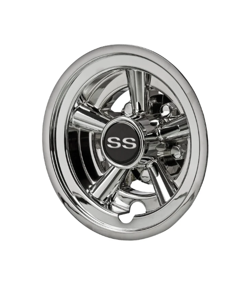 8" SS Chrome Wheel Cover - Set of 4