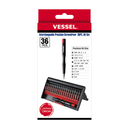 VESSEL  Precision Screwdriver 36PC. Bit Set