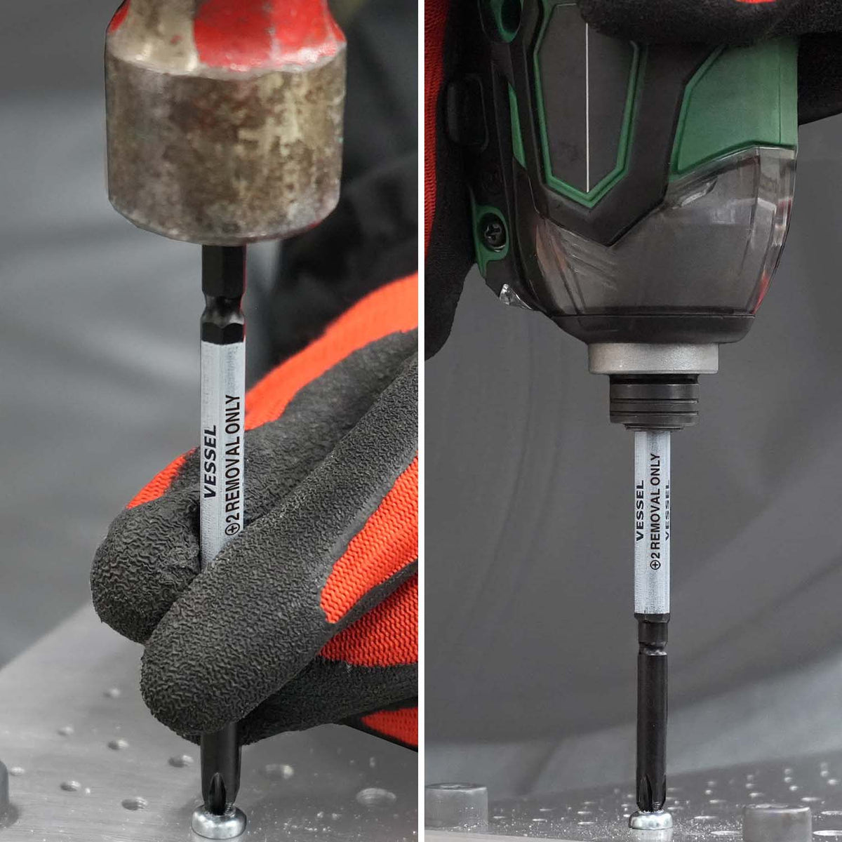 VESSEL IMPACT & OUT Screwdriver & 7pc Bit Set