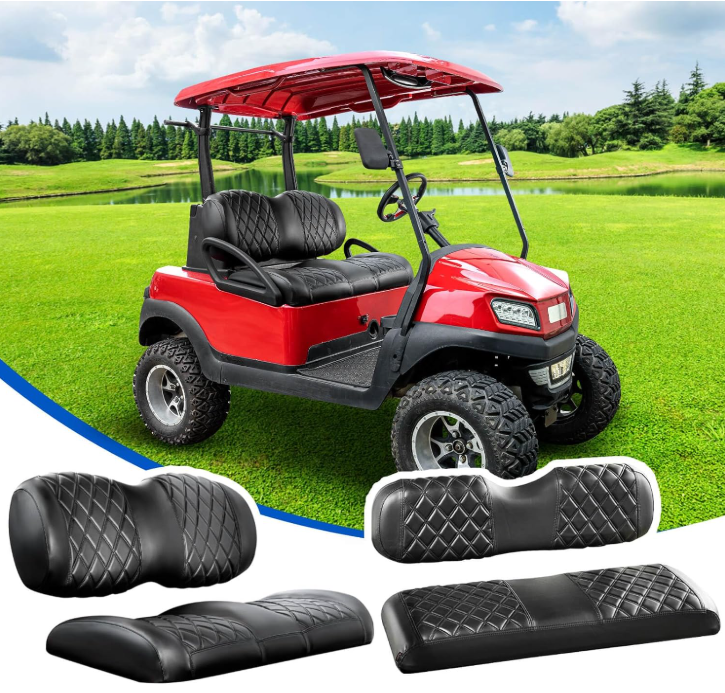 Seat Covers 4 Piece Front & Rear Seat Vinyl - Universal Fit