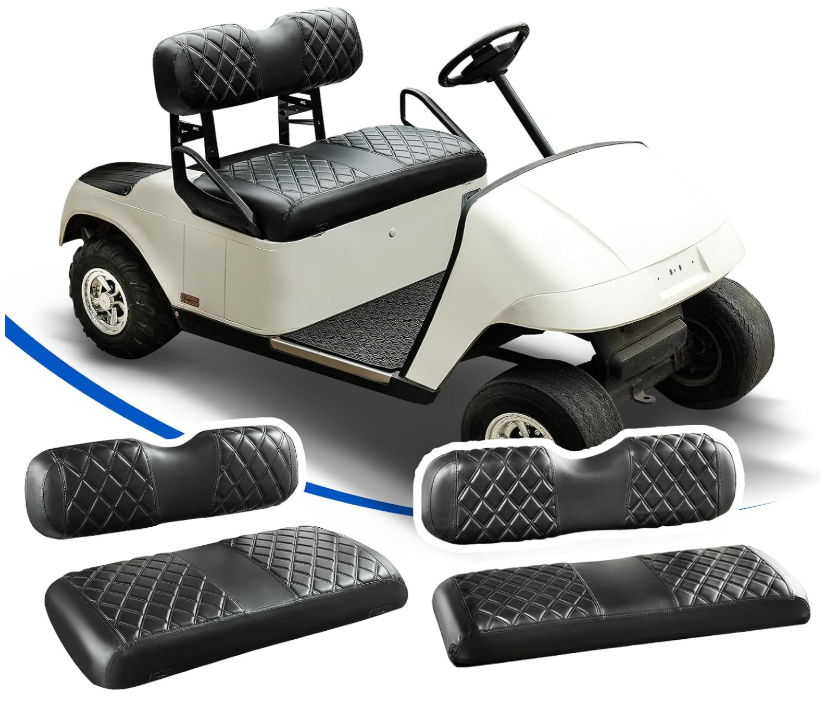 Seat Covers 4 Piece Front & Rear Seat Vinyl - Universal Fit