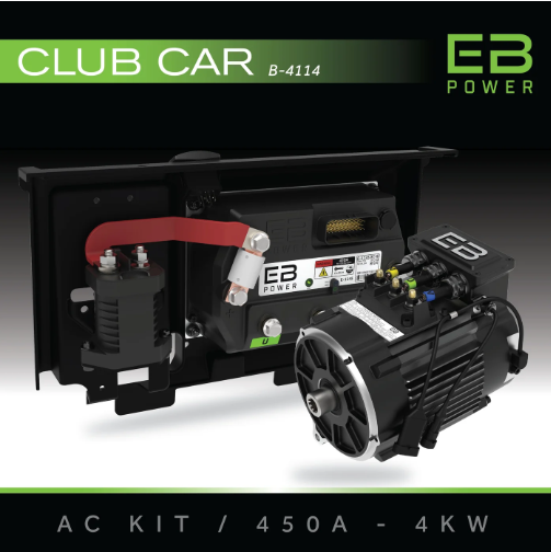 EB  Power   AC Kit  /  450Amp  +  4kW   /  Club Car DS