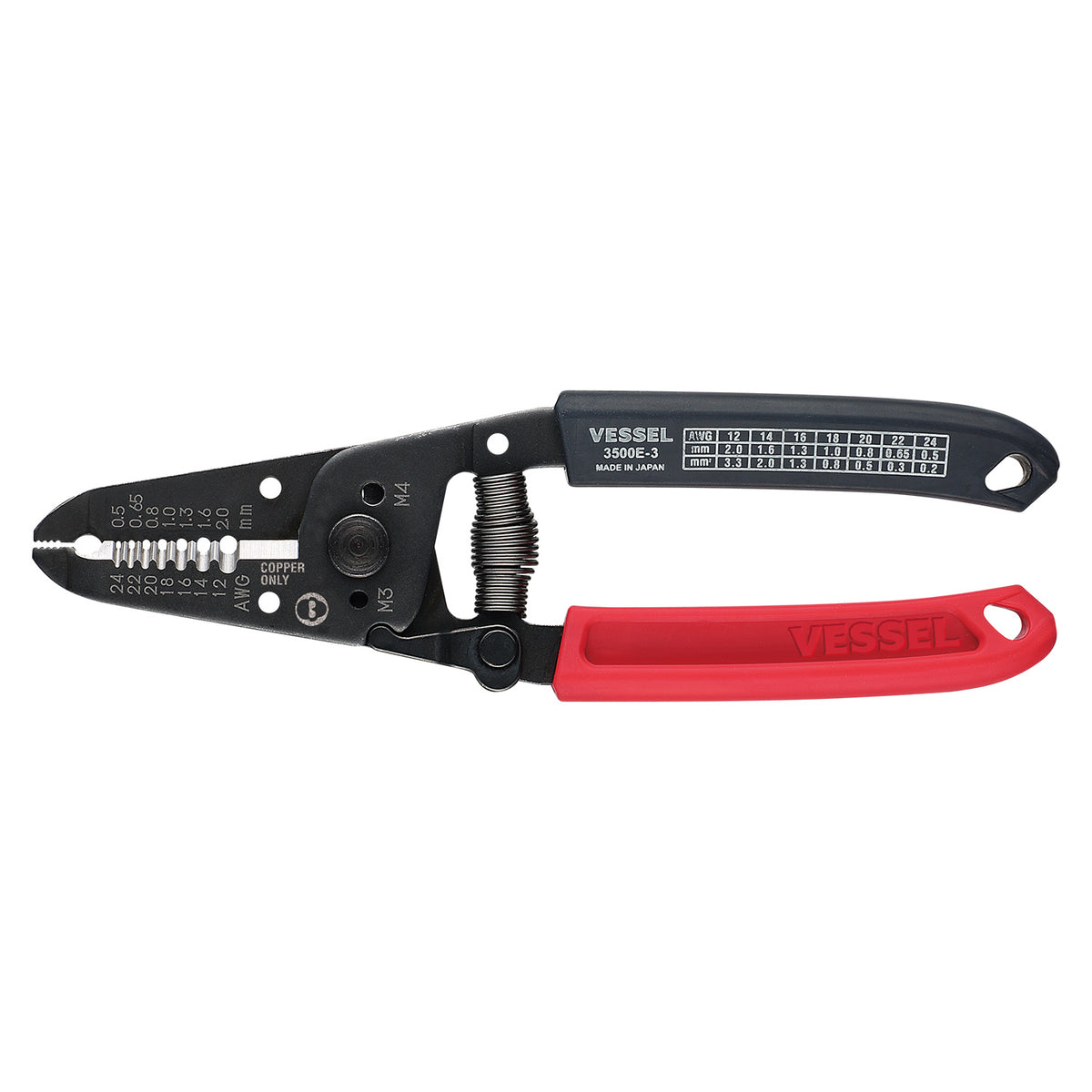 VESSEL Wire Stripper with Thread Cutter