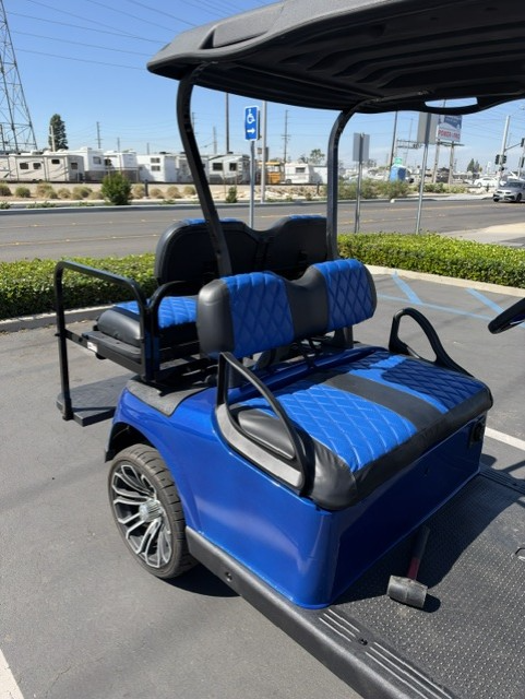 Custom 2009 EZ-GO RXV 4-Passenger Blue Golf Cart