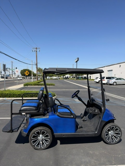 Custom 2009 EZ-GO RXV 4-Passenger Blue Golf Cart
