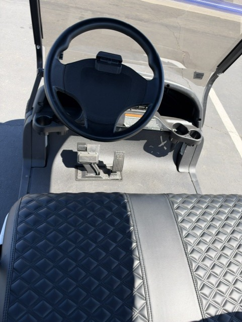 Custom White Club Car Precedent 4-Passenger Golf Cart