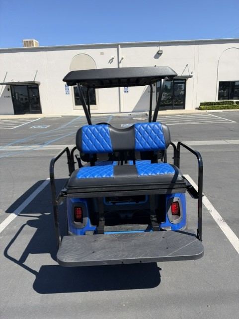 Custom 2009 EZ-GO RXV 4-Passenger Blue Golf Cart