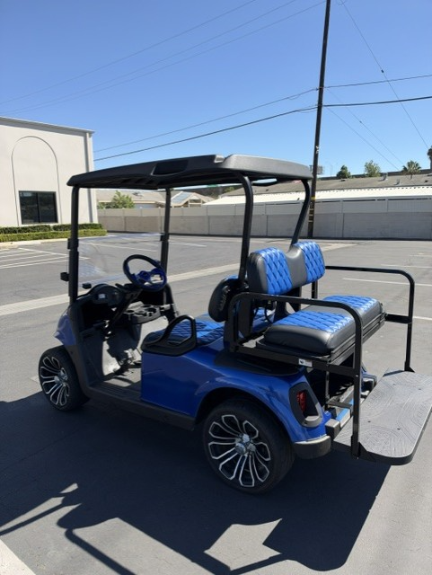 Custom 2009 EZ-GO RXV 4-Passenger Blue Golf Cart