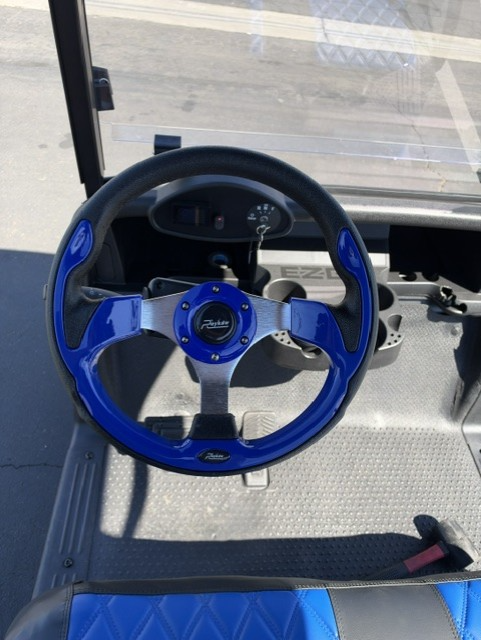 Custom 2009 EZ-GO RXV 4-Passenger Blue Golf Cart