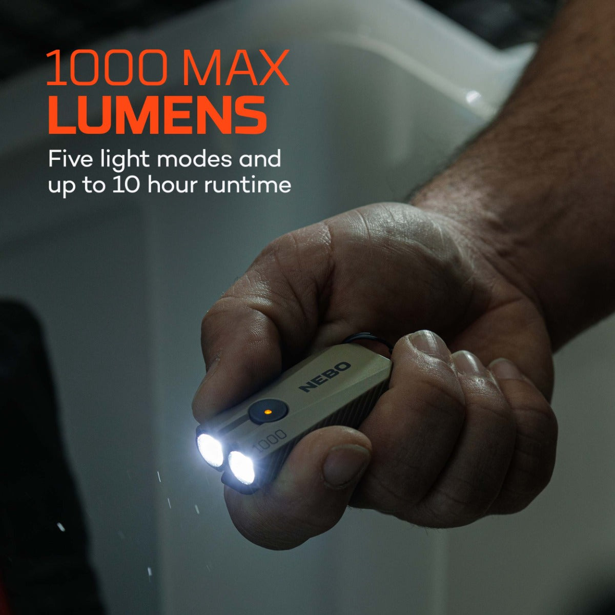 NEBO 1000 LUMENS USB-C Rechargeable EDC POCKET LIGHT