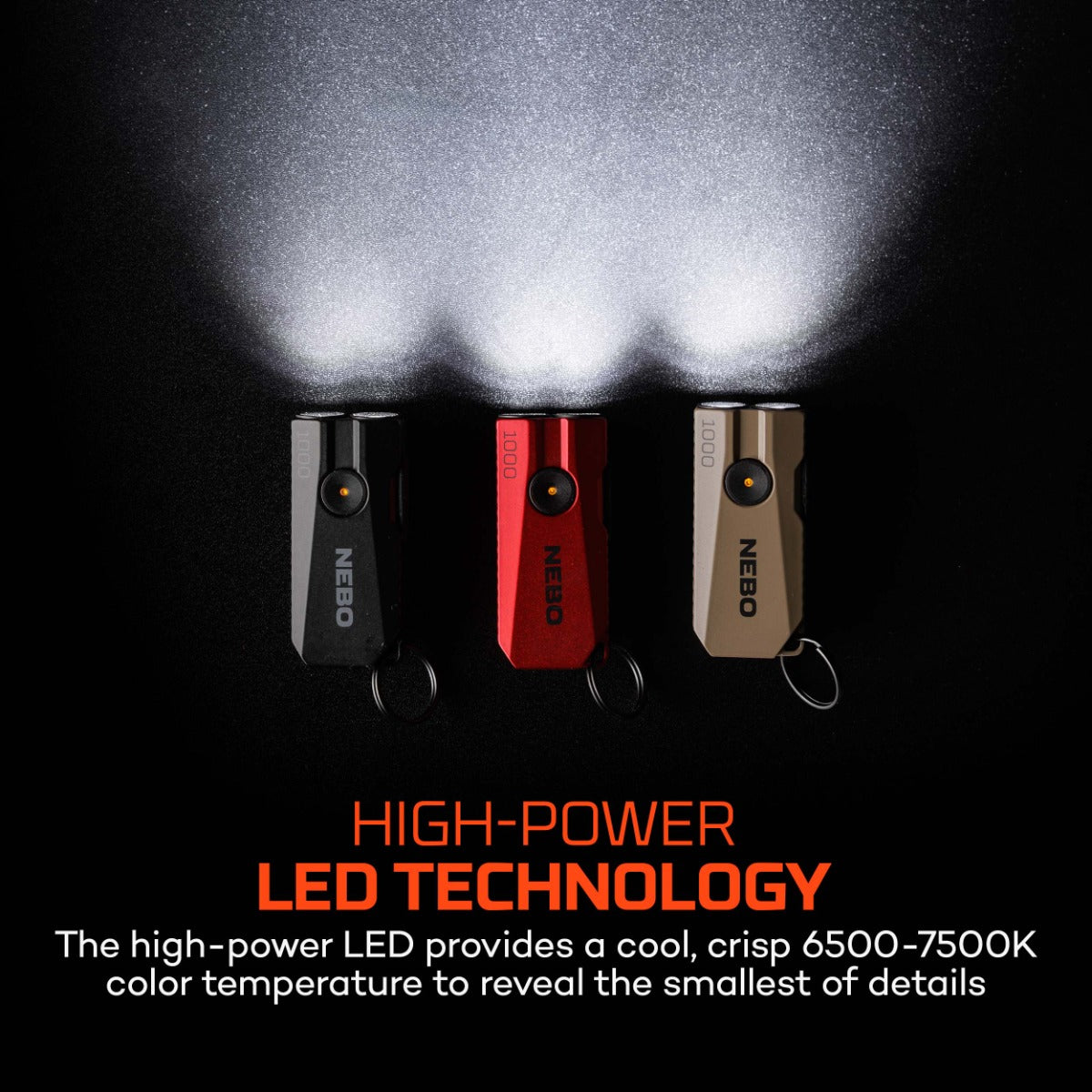NEBO 1000 LUMENS USB-C Rechargeable EDC POCKET LIGHT