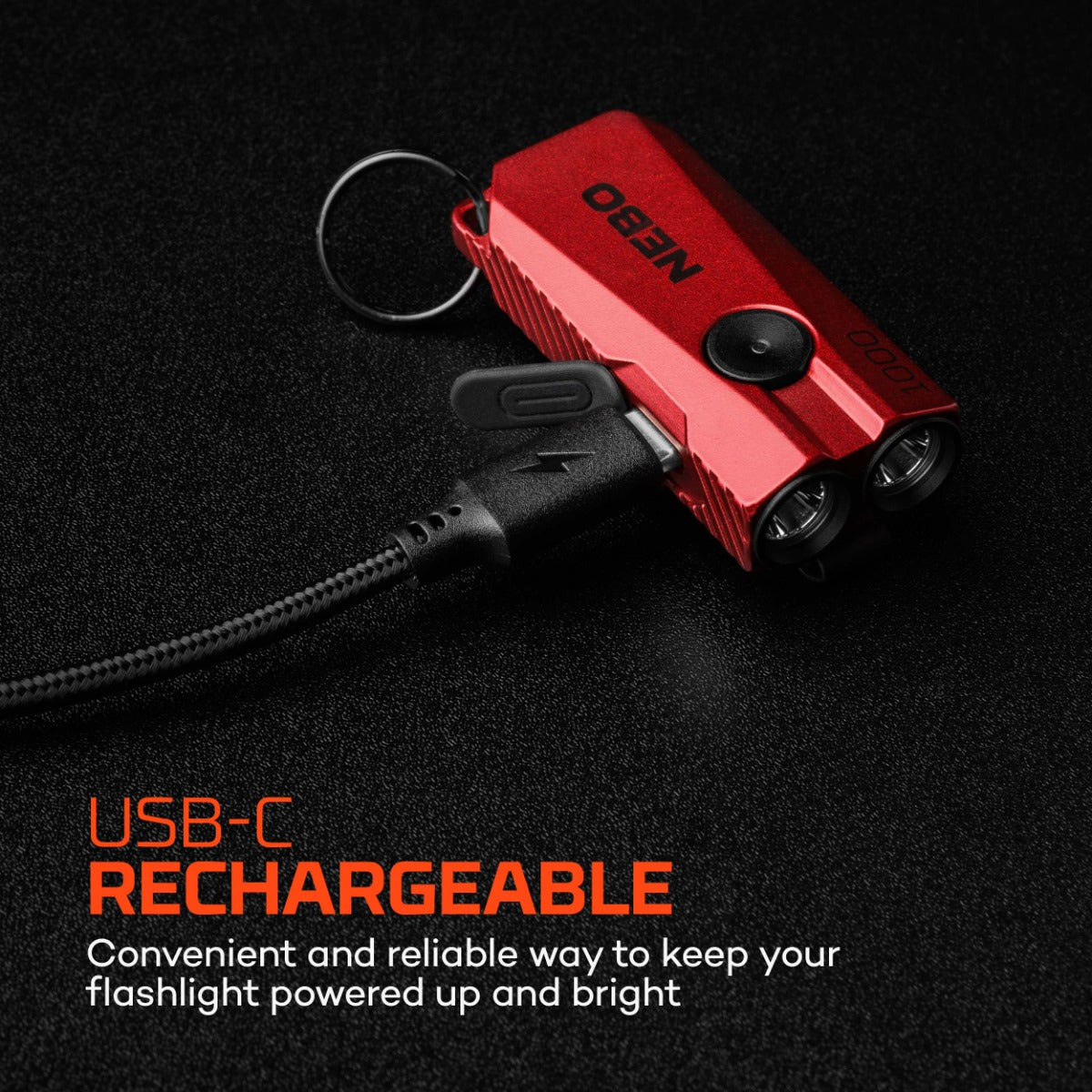 NEBO 1000 LUMENS USB-C Rechargeable EDC POCKET LIGHT