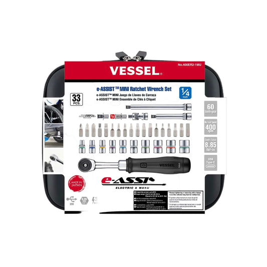 VESSEL e-ASSIST MINI 3/8" Ratchet Wrench Set